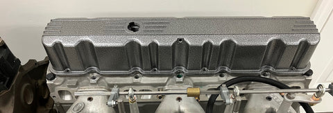 Valve cover  die cast Aluminum Finned 194 230 250 292 Chevy 6